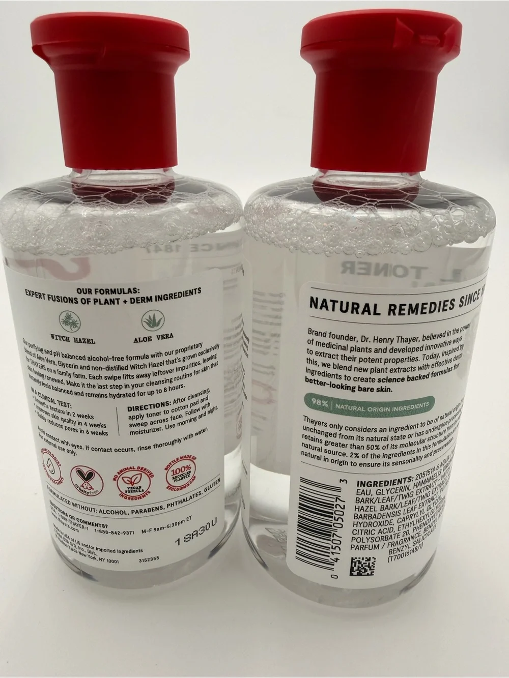 Thayers Facial Toner Original - Red Cap (Clear)
